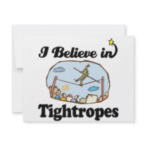 i believe in tightropes personalized announcement