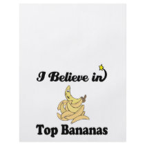 i believe in top bananas flyer design