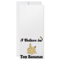 i believe in top bananas rack card design