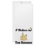 i believe in top bananas rack card design