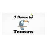i believe in toucans photo cards