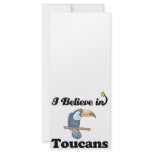 i believe in toucans personalized rack card