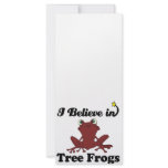 i believe in tree frogs rack card design
