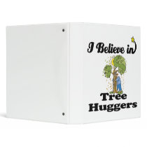 i believe in tree huggers vinyl binders