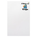 i believe in trips stationery paper