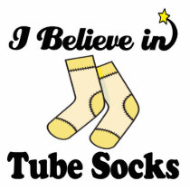 i believe in tube socks cut out