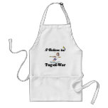 i believe in tug of war aprons