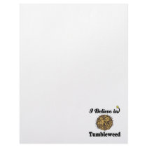 i believe in tumbleweed letterhead design