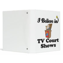 i believe in tv court shows 3 ring binder