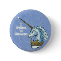 I Believe in Unicorns button by Linda_MN I Believe in Unicorns button