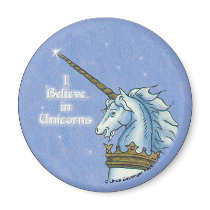 I Believe in Unicorns magnet by Linda_MN I Believe in Unicorns magnet