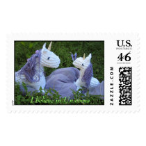I Believe in Unicorns postage by imagenations I Believe in Unicorns postage