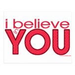 I believe in YOU Post Cards