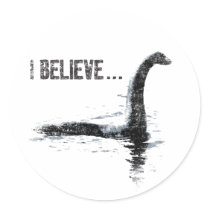 I Believe ... Lochness Monster Sticker