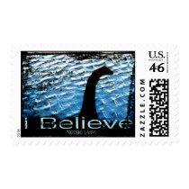 I Believe Nessie Lives Postage Stamp