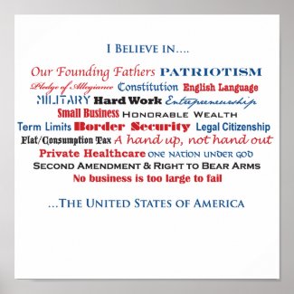 I Believe print