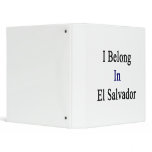 I Belong In El Salvador Binder