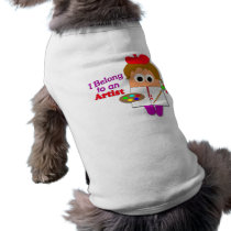 "I Belong to An Artist" Pet Clothing pet clothing