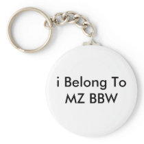 i Belong To MZ BBW Keychains