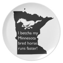 I Betcha My MN Bred Horse Runs Faster Plate
