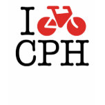 I Bike CPH Womens Shirt