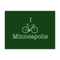 I Bike Minneapolis Post Cards