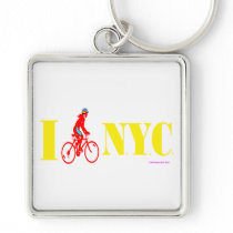 I Bike New York City Keychain