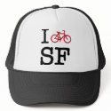 I bike SF (custom SF biking) hats