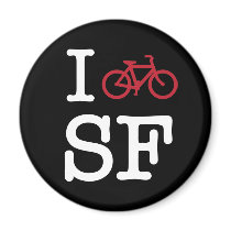 I bike SF (custom SF biking) magnets by strk3 I bike SF (custom SF biking) magnets