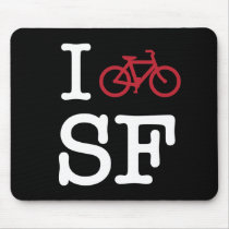 I bike SF (custom SF biking) mousepads