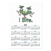 i bite crazy bat halloween cartoon business card templates