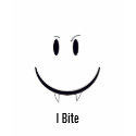 I Bite Smiley Face t-shirts by vicki_b_designs I Bite Smiley Face t-shirts