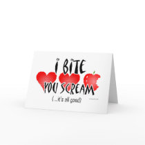 I Bite, You Scream and I really Miss you! cards by nicayla I Bite, You Scream and I really Miss you! cards