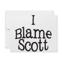 I Blame Scott Announcements