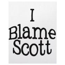 I Blame Scott Letterhead Design
