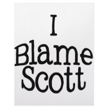 I Blame Scott letterhead