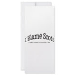 I Blame Scott Customized Rack Card