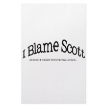 I Blame Scott stationery
