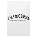 I Blame Scott Stationery