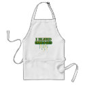 I Bleed Green 'n Gold aprons