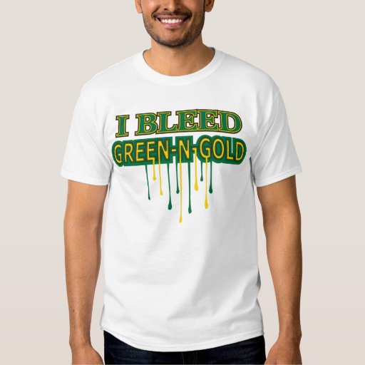 bleed green t shirt