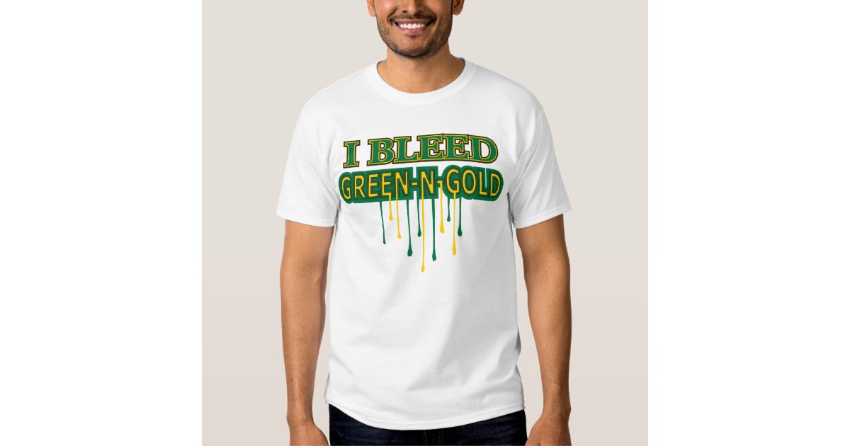 bleed green t shirt