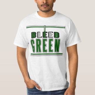 bleed green t shirt