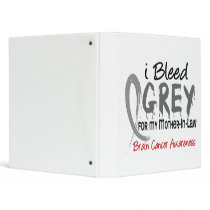 I Bleed Grey For My Mother-In-Law Brain Cancer binders