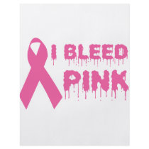 I Bleed Pink - Breast Cancer Awareness Ribbon flyers by irgcom I Bleed Pink - Breast Cancer Awareness Ribbon flyers