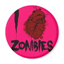 i bloody heart zombies magnets