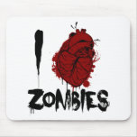 i bloody heart zombies mousepad
