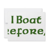 I Boat Therefor I Am invitations