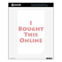 I Bought This Online! Skin For NOOK Color