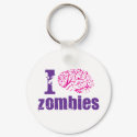i-brain-zombies keychains by Lizzadactyl i-brain-zombies keychains